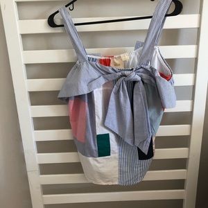 Anthropologie patchwork tank